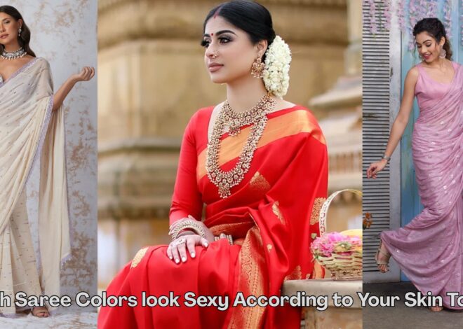 Which Saree Colors look Sexy According to Your Skin Tone?