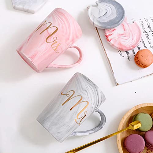 Coffee Mugs with Lids and Spoons