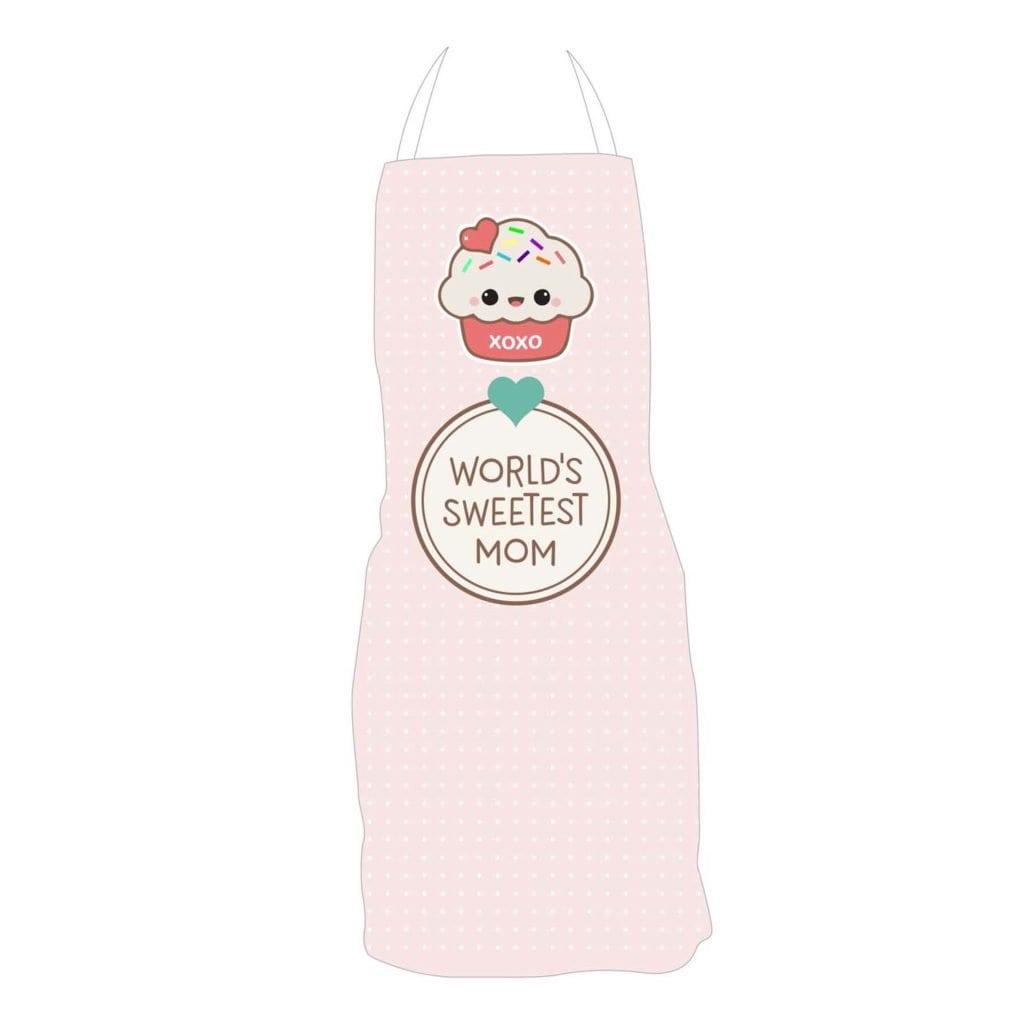 “World’s Sweetest MOM” Apron