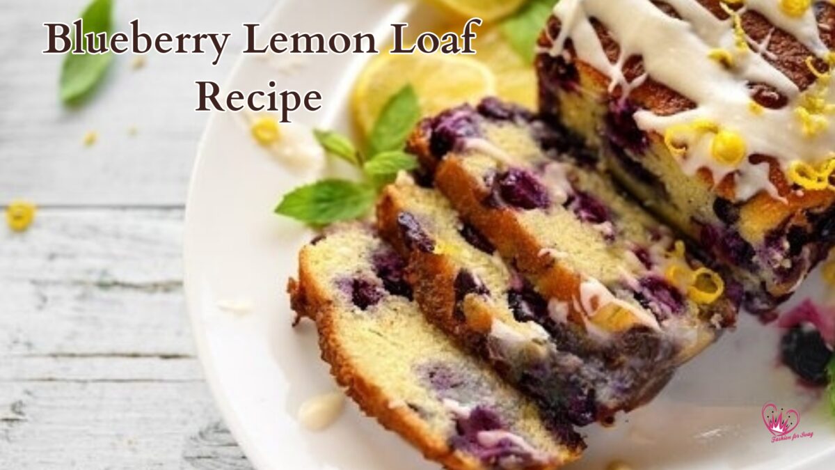 Blueberry Lemon Loaf Recipe: Moist and Citrusy Cake with Bursting Berries