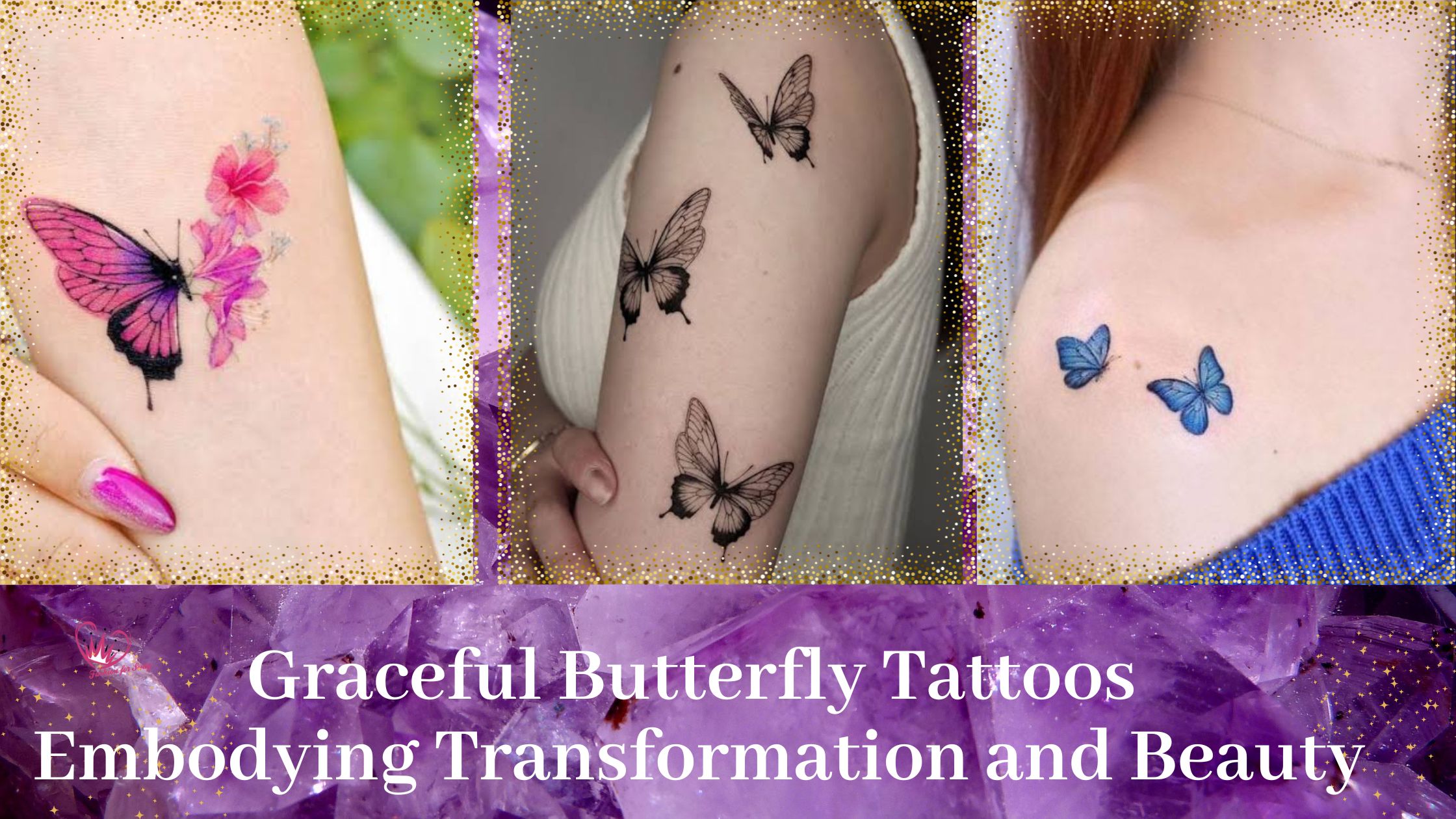 Graceful Butterfly Tattoos: Embodying Transformation and Beauty