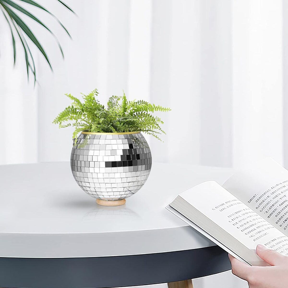 Disco Ball Planters 1