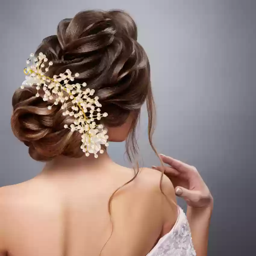 The Messy Bun with Hair Accessories