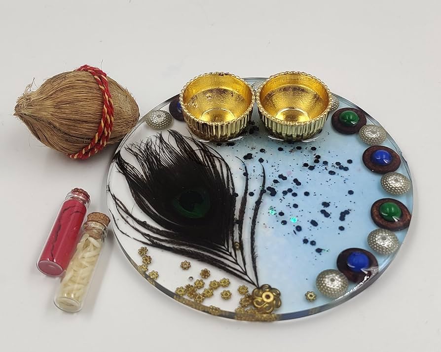 Glass-Painted Thali