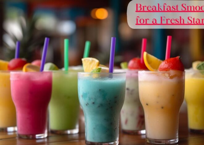 Revitalize Your Mornings: Breakfast Smoothies for a Fresh Start