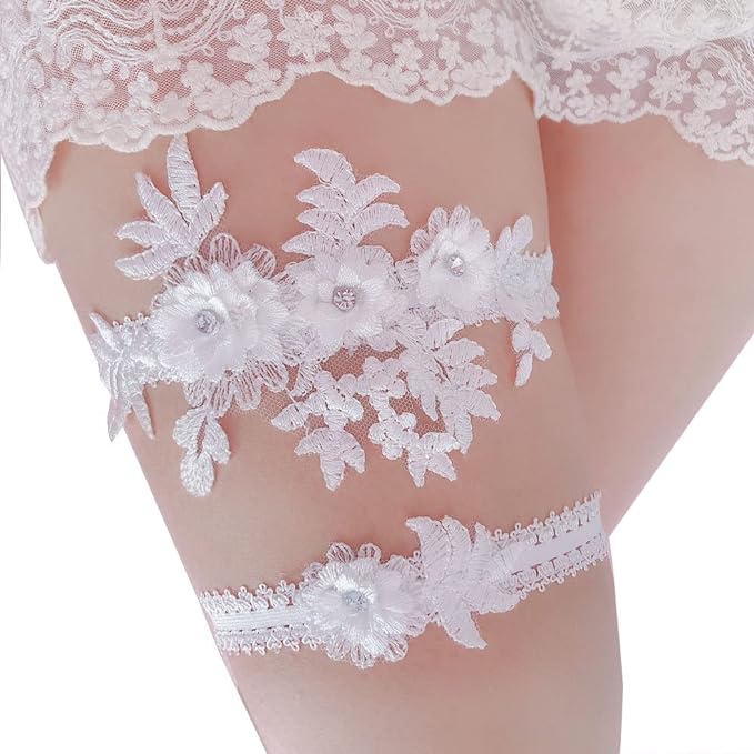 Garters for Brides Wedding Garter Elasticated Soft Lace