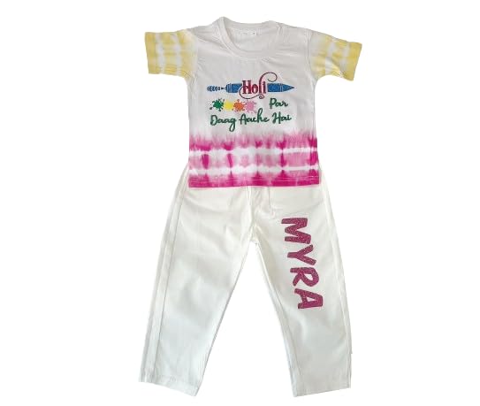 Unisex Baby's Holi Coordinated Outfit by Tickly Tots