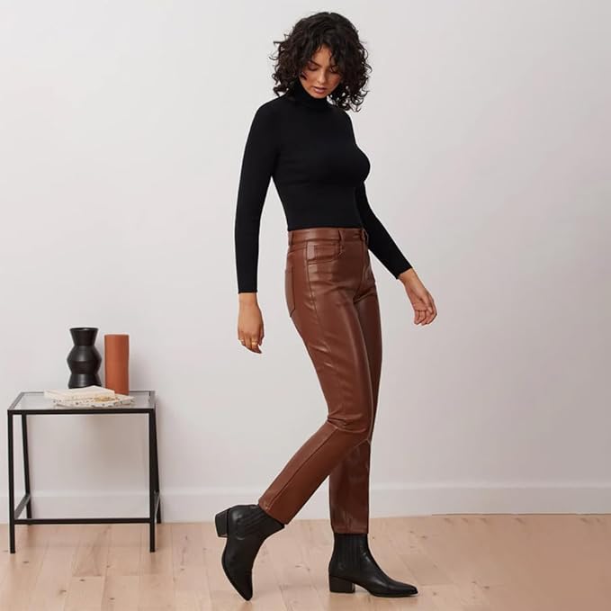 Faux Leather or Suede Pants