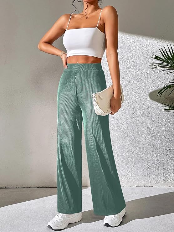 Tailored Wide-Leg Trousers