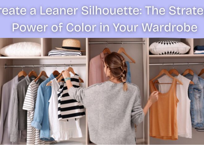 Create a Leaner Silhouette: The Strategic Power of Color in Your Wardrobe