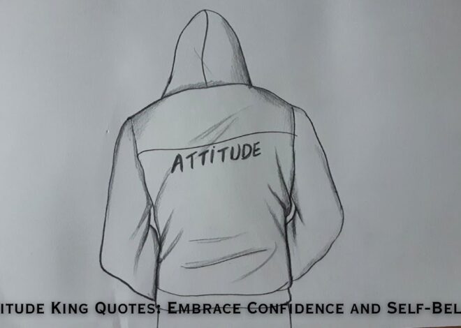 Attitude King Quotes: Embrace Confidence and Self-Belief