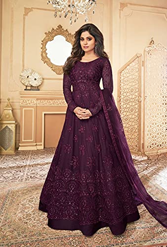 Net Fit and Flare Maxi Dress