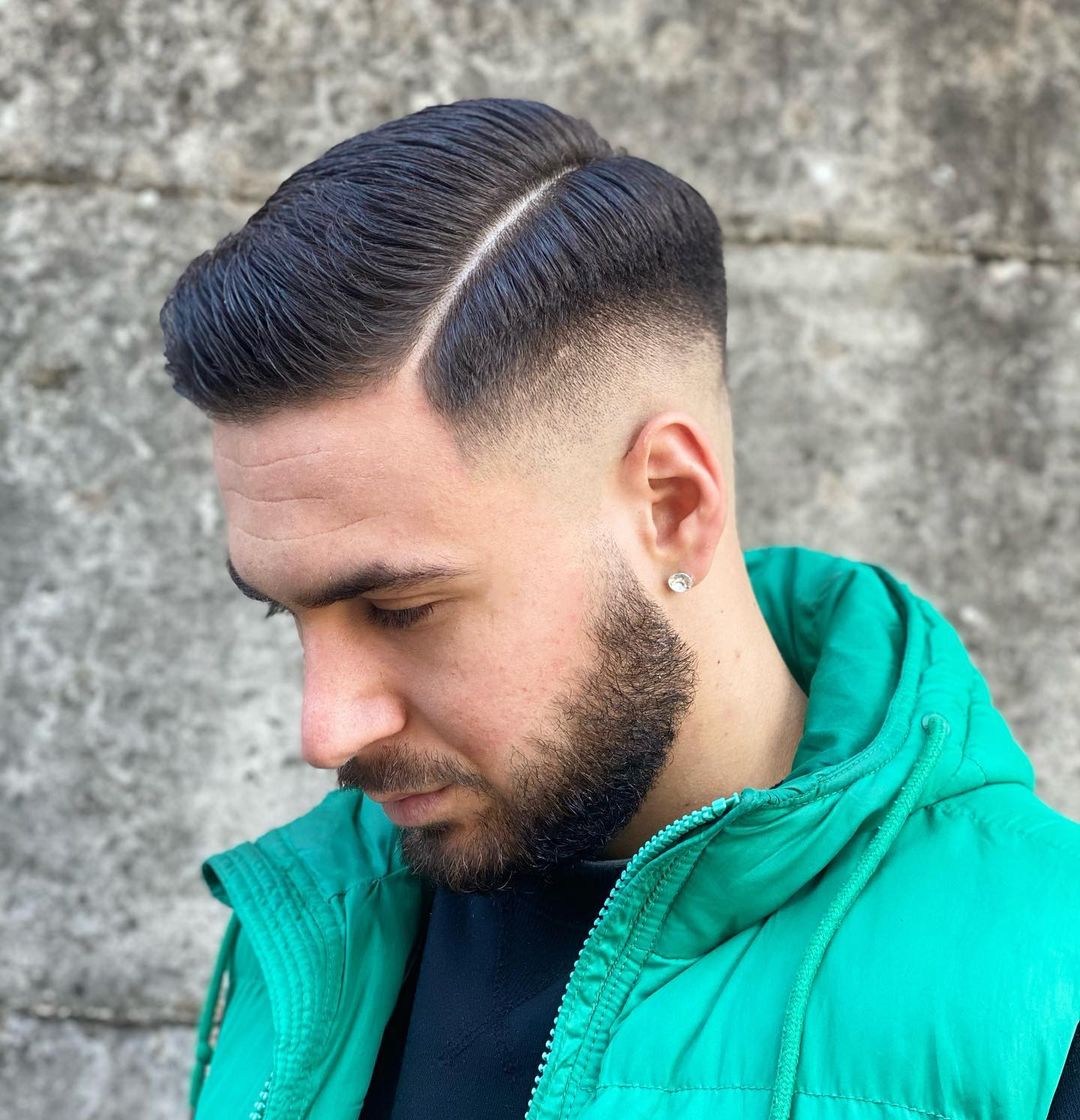 Side-Parted Fade