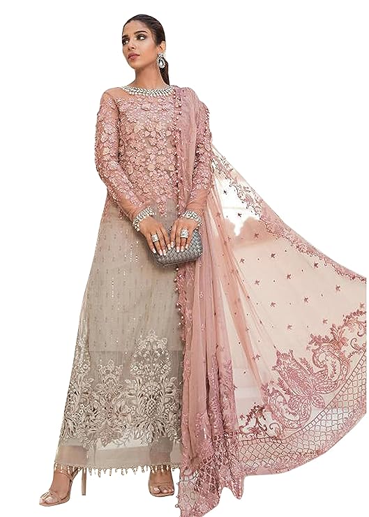 Women Net Anarkali Gown