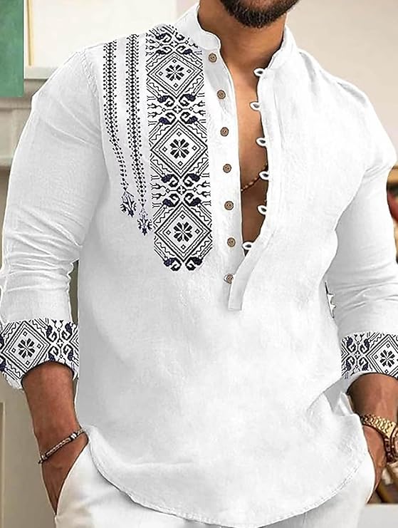 Mandarin collar kurta