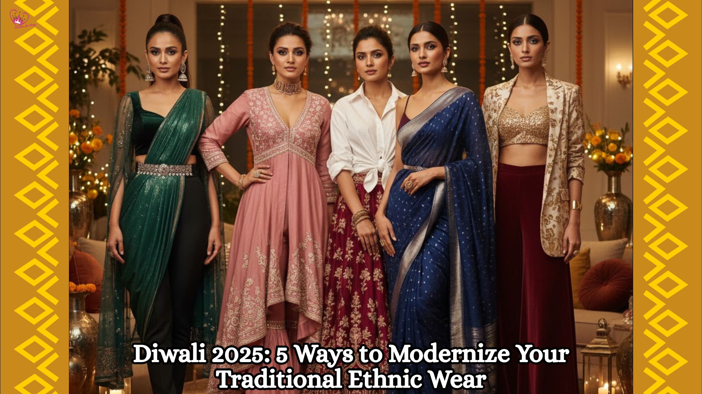 Diwali 2025: 5 Ways to Modernize Your Traditional Ethnic Wear