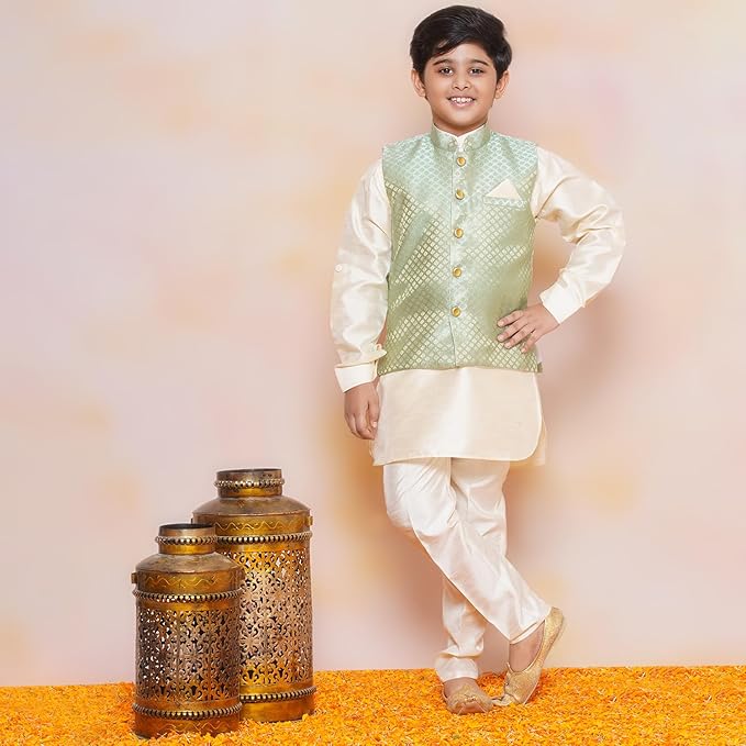 Embellished Kurta Pajama Set
