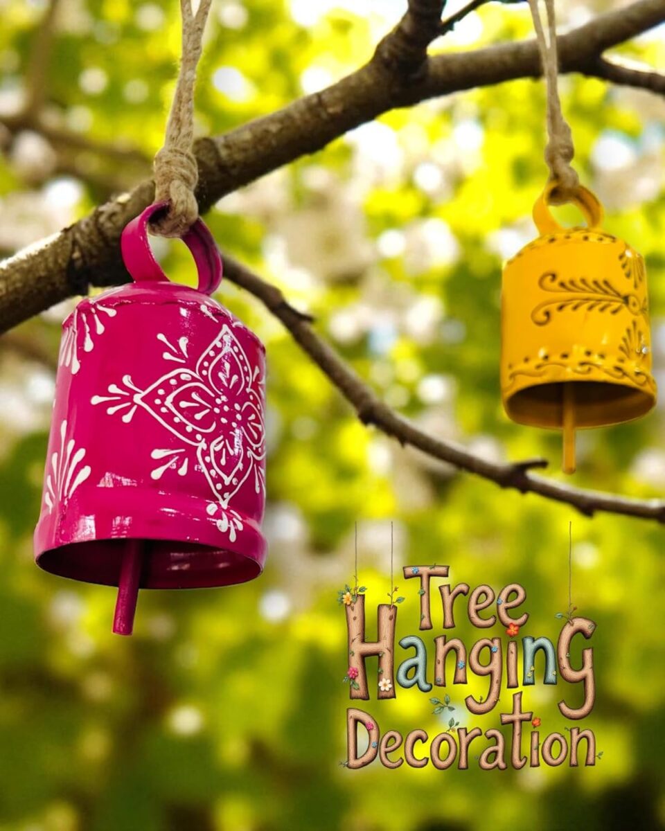 Hand Painted Hanging Ornaments Wind Chimes for Home Living Room