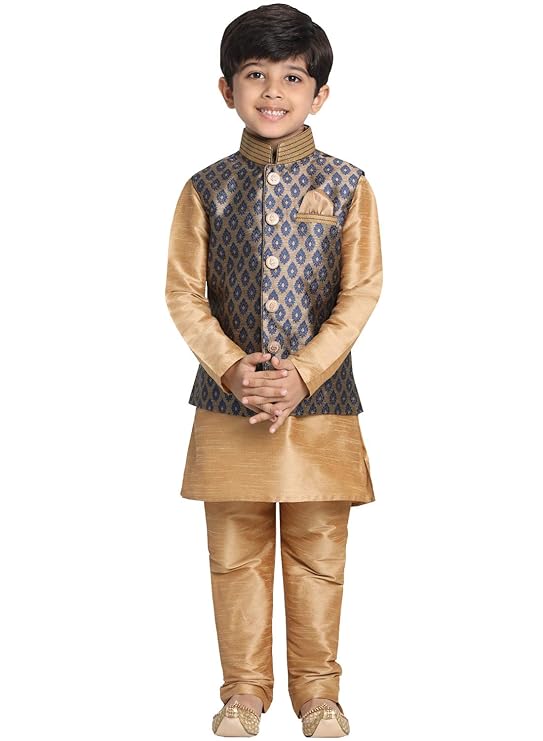 Nehru Jacket Kurta & Pyjama Set