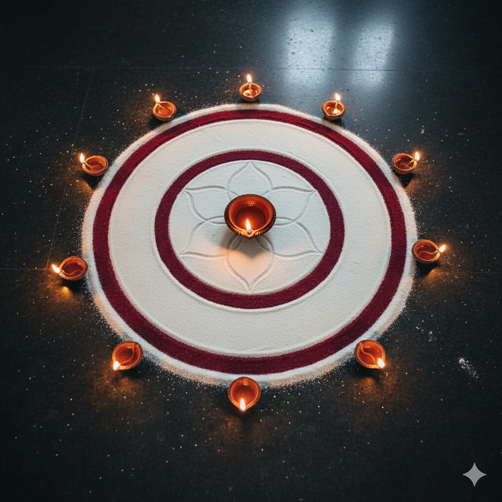The Concentric Diya Circle