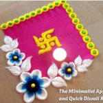 The Minimalist Approach Elegant and Quick Diwali Rangoli Ideas