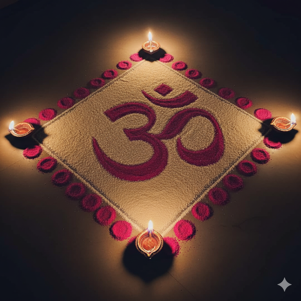 The Om or Swastika Motif