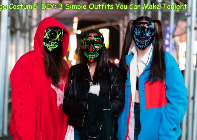 🔪 “Purge Costume” DIY: 3 Simple Outfits You Can Make Tonight