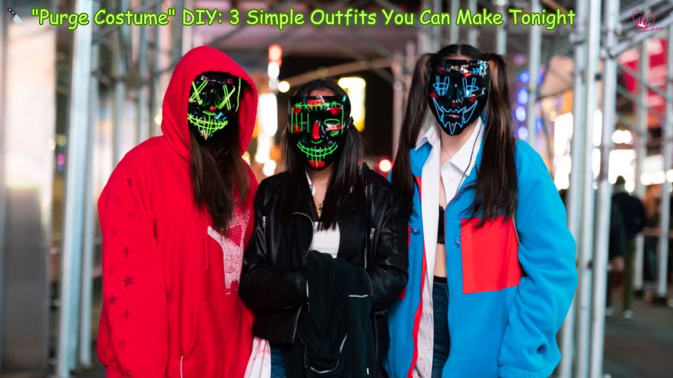 🔪 “Purge Costume” DIY: 3 Simple Outfits You Can Make Tonight