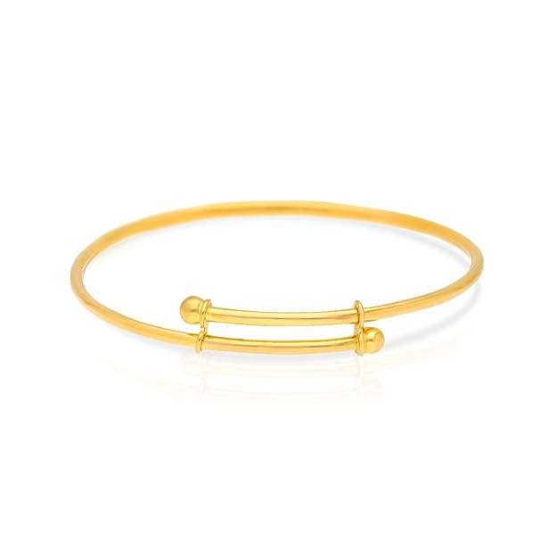 22Kt (916) BIS hallmark Yellow Gold Bangle for Women