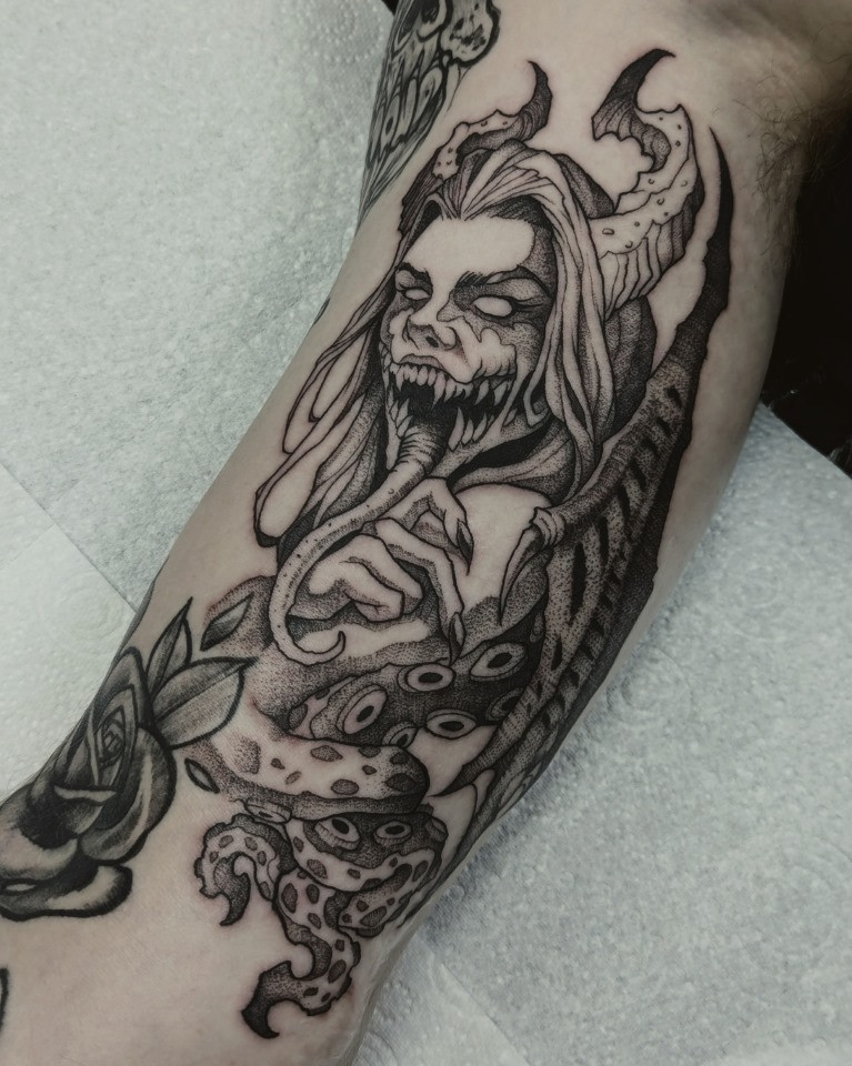 Blackwork and Dark Art Realism