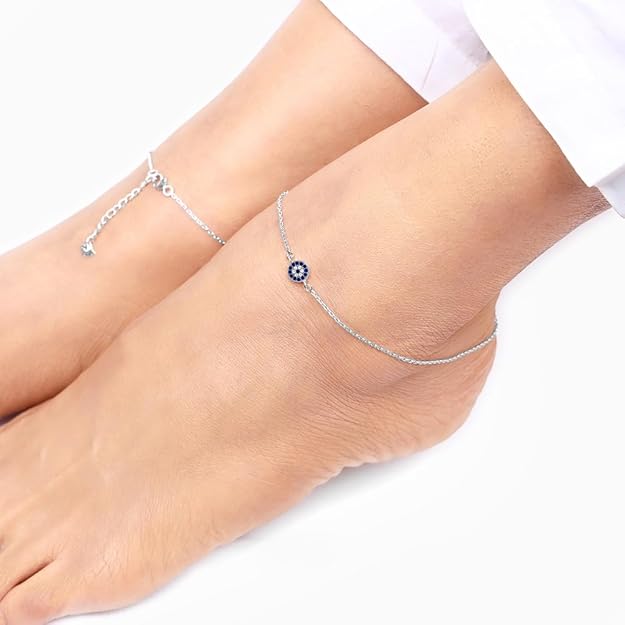 GIVA 925 Silver Anklet for Women