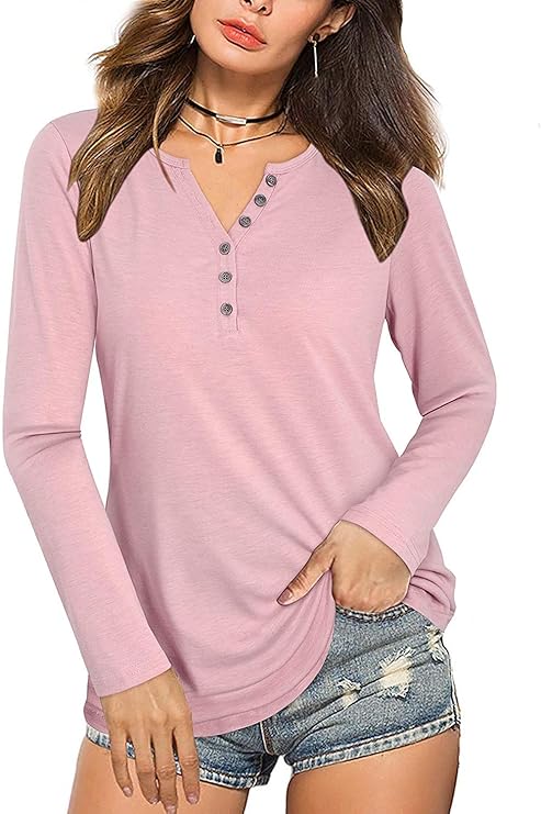 Regular Fit Pure Cotton V Neck Full Sleeves T-Shirt