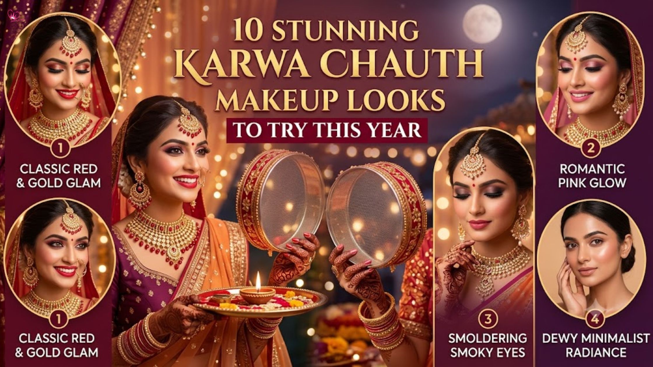 10 Stunning Karwa Chauth Makeup Looks to Try This Year